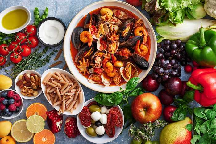Mediterranean diet meals